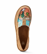Ariat Womens Tan Suede Emboss/Arizona Skies