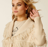 Ariat Womens Luz Fringe Sweater