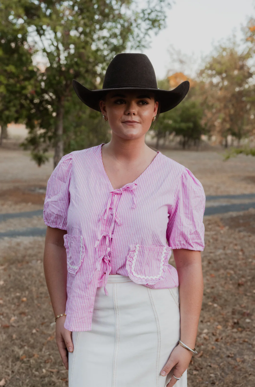 Bella - Pink Stripe