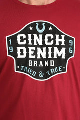 CINCH Mens Red T-Shirt
