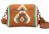 Wrangler Maya Aztec Crossbody Bag - Tan