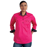 JC Womens Jahna Trim HB Solid Work Shirt
