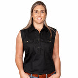 Womens Kerry Workshirt S less Black