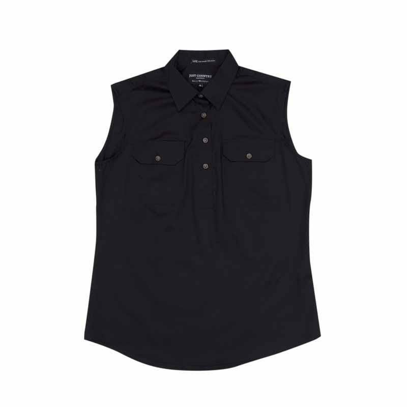 Womens Kerry Workshirt S less Black 2