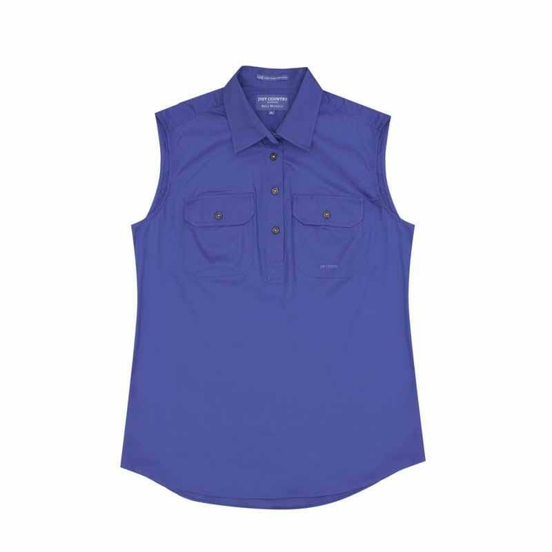 Womens Kerry Workshirt S less Blue 2