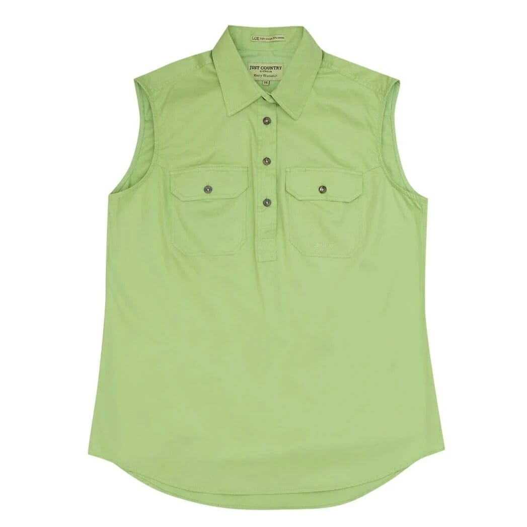 Womens Kerry Workshirt S less Green Lime 2