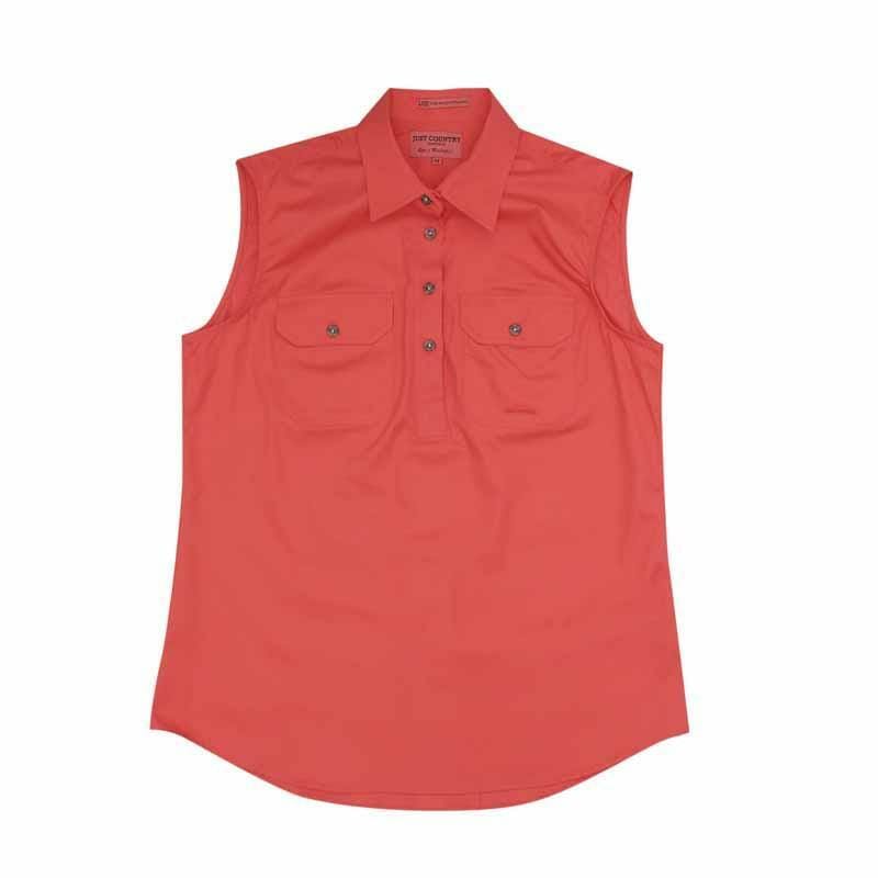 Womens Kerry Workshirt S less Hot Coral 2