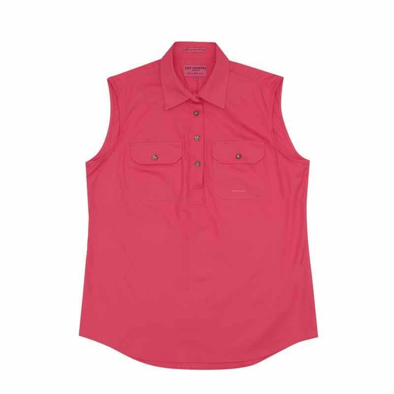 Womens Kerry Workshirt S less Hot Pink 2