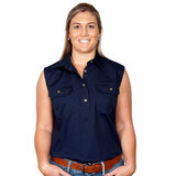 Womens Kerry Workshirt S less Navy