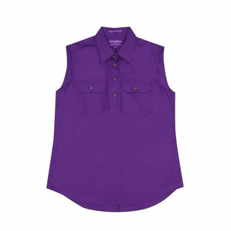 Womens Kerry Workshirt S less Purple 2