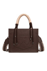 Wrangler Cow Print Tassel Crossbody Bag
