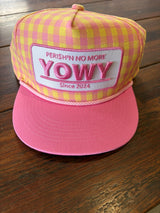 Yowy Pink & Yellow Cap