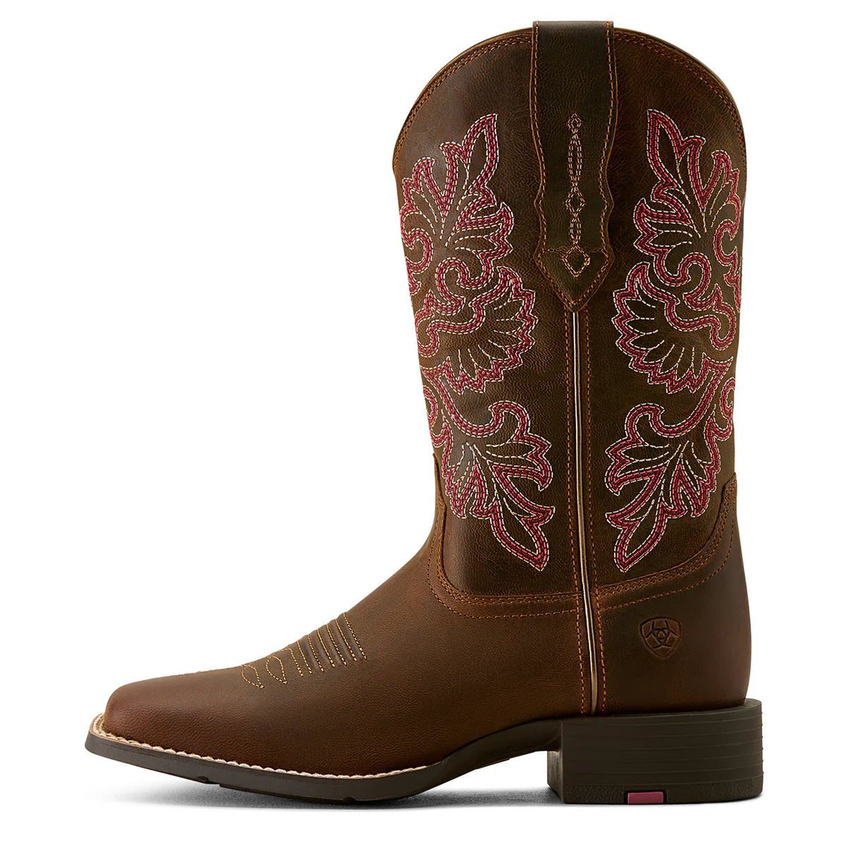 Ariat Womens Round Up Wide Square Toe Stretchfit Boot
