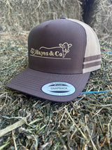 Hayes and Co Trucker Cap - Brown/Khaki