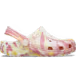 CROCS Toddler Classic Glow-in-the-dark Marbled Clog In Daylily/multi