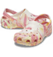 CROCS Toddler Classic Glow-in-the-dark Marbled Clog In Daylily/multi