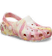 CROCS Toddler Classic Glow-in-the-dark Marbled Clog In Daylily/multi