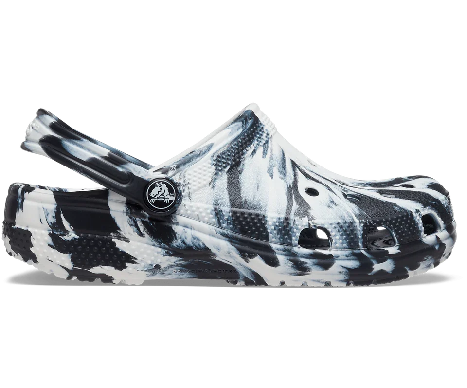 CROCS Classic Marbled White/Black