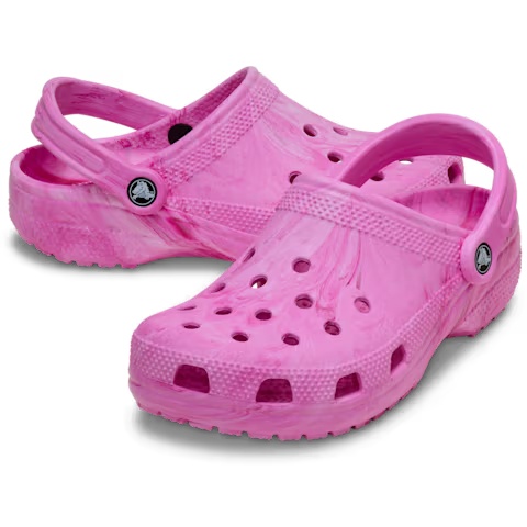 CROCS Classic Watercolour Marbled Pink