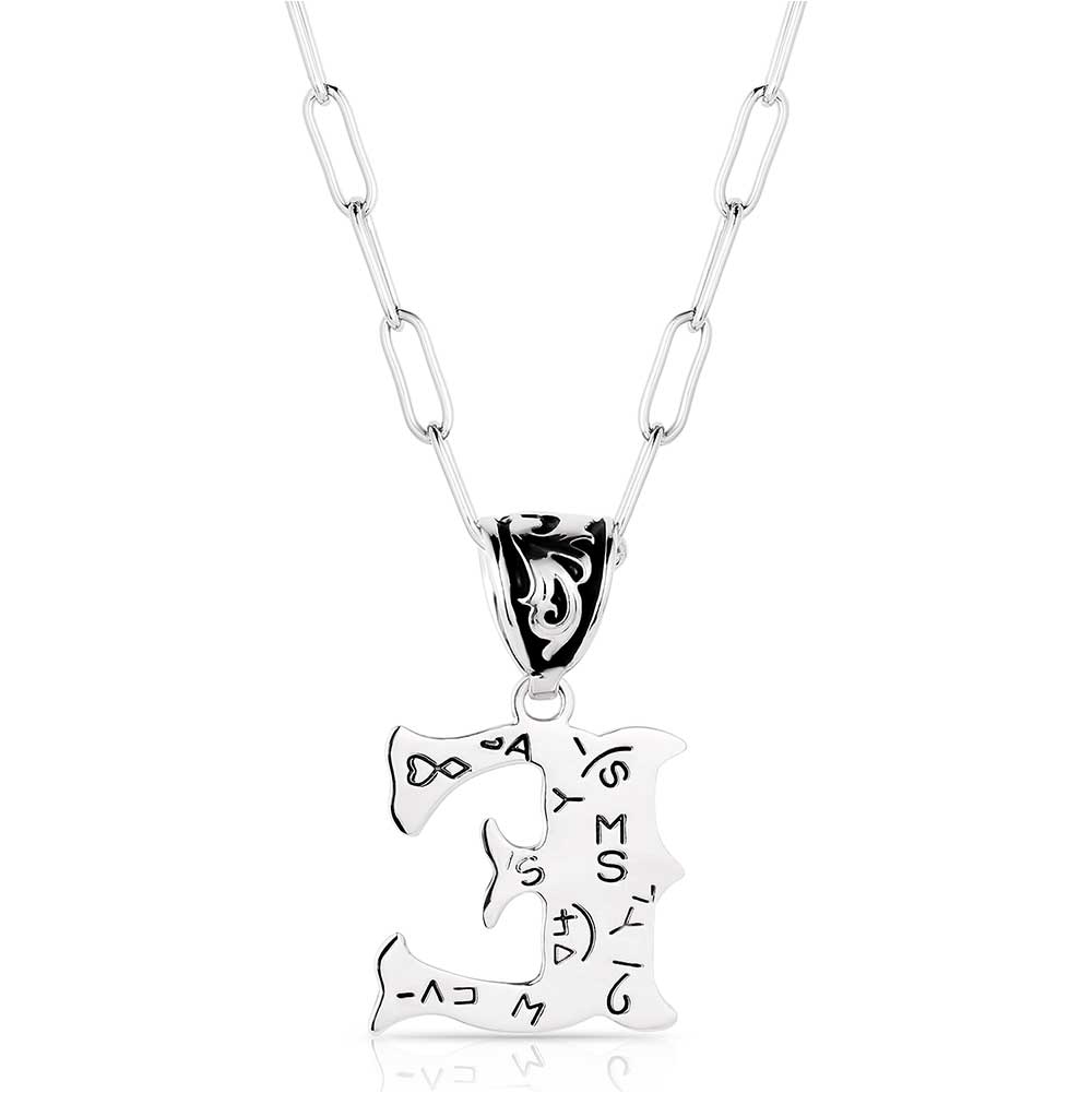 Montana Necklace - Initial E