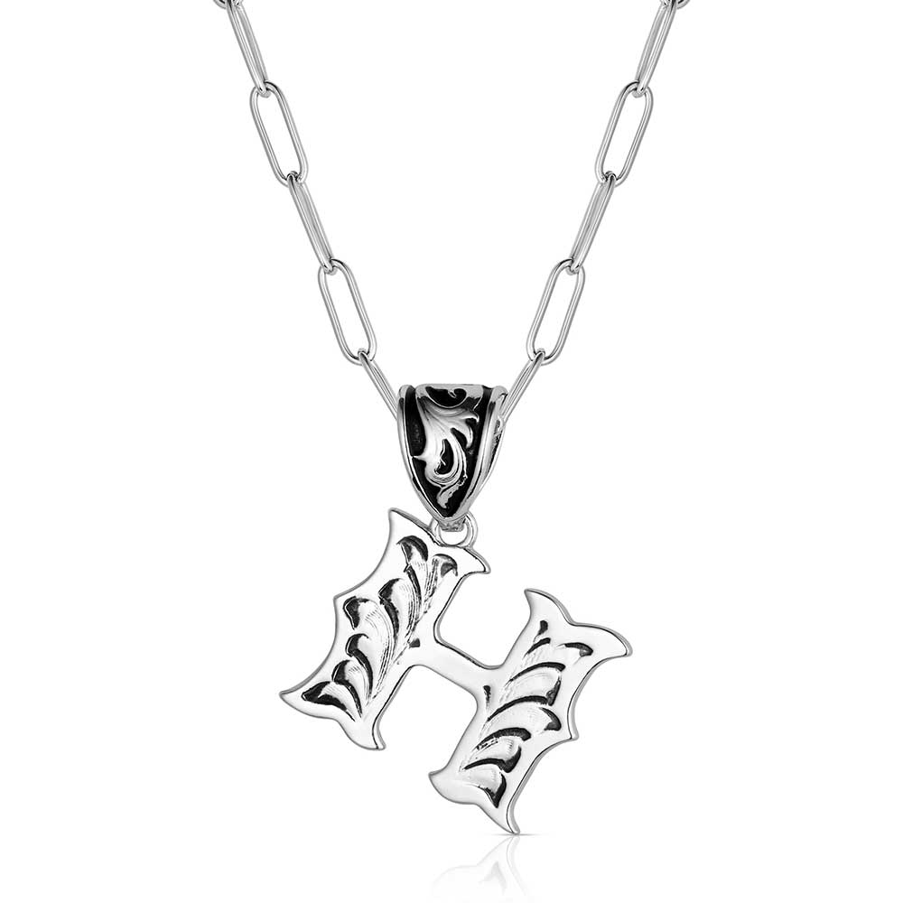 Montana Necklace - Initial H
