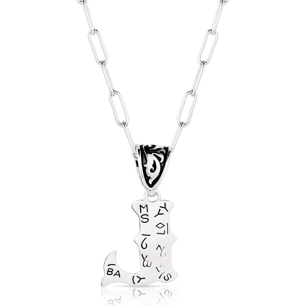 Montana Necklace - Initial L