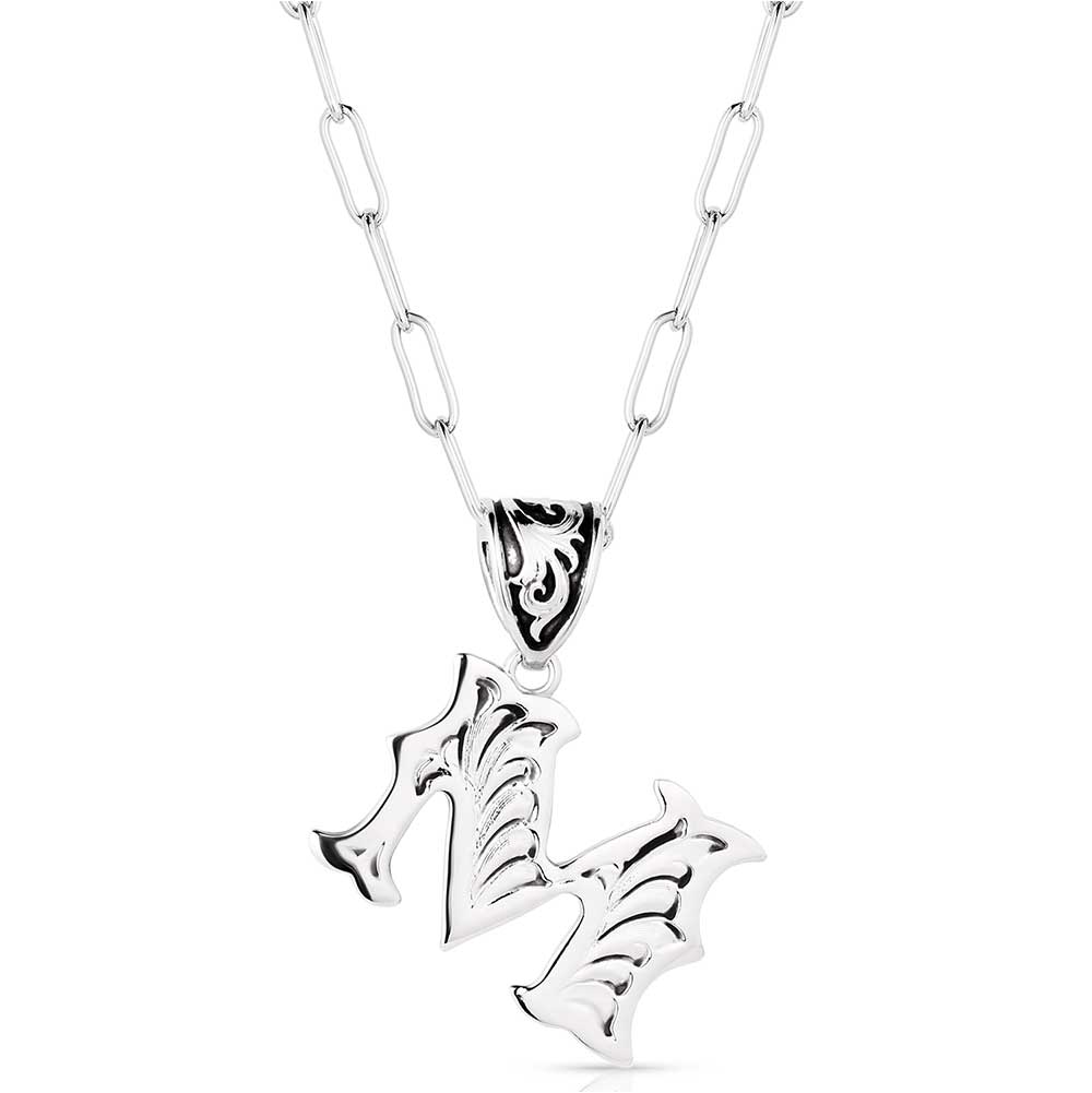 Montana Necklace - Initial M