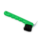 Hoof Pick W Brush - Green