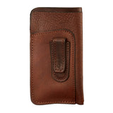 Glasses &amp; Mobile Case Soft Leather with Pen Holder and Pocket Clip