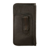 Glasses &amp; Mobile Case Soft Leather with Pen Holder and Pocket Clip
