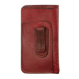 Glasses &amp; Mobile Case Soft Leather with Pen Holder and Pocket Clip