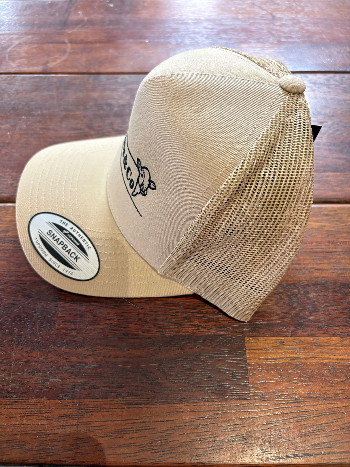 Flex Fit Hayes and Co COW LOGO