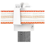 Steel Post Topper & Ins White