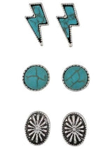 Montana Attitude Earrings - Set of 3