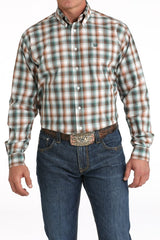 Cinch Mens Long Sleeve Shirt White