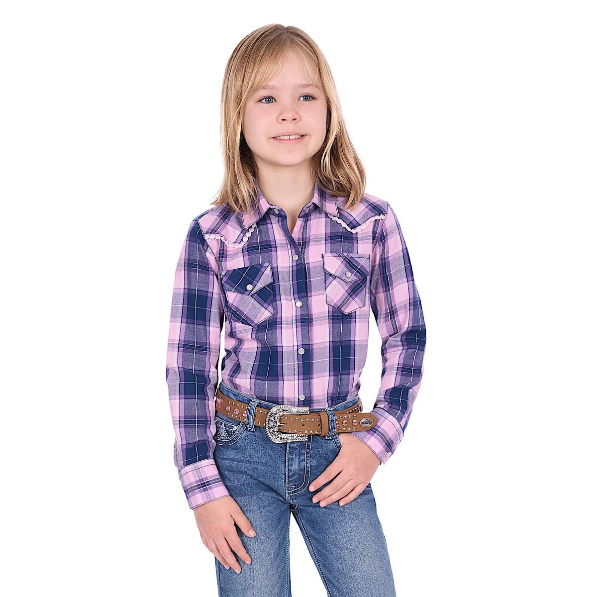 Pure Western Girls Arleen LS Shirt