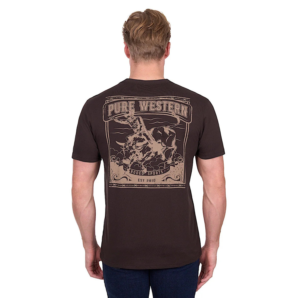 Pure Western Mens Rodeo SS Tee