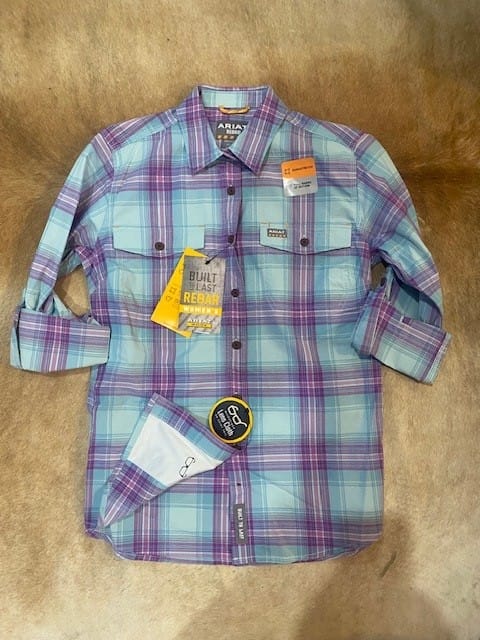 Ariat Womens REBAR Made Tough Durastretch LS Workshirt