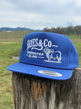 Hayes and Co Rope Cap - Royal