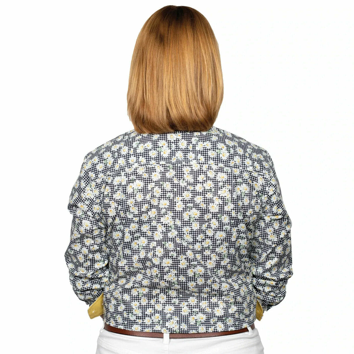 Womens Abbey Print Workshirt White Daisies