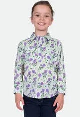 Hard Slog Kids Lynn 1/2 PLKT LS Shirt