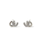 Double Horseshoe Stud S/S