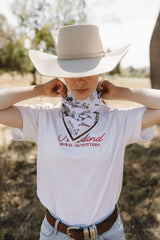 Cowboy Hand Drawn Bandana - Orignal