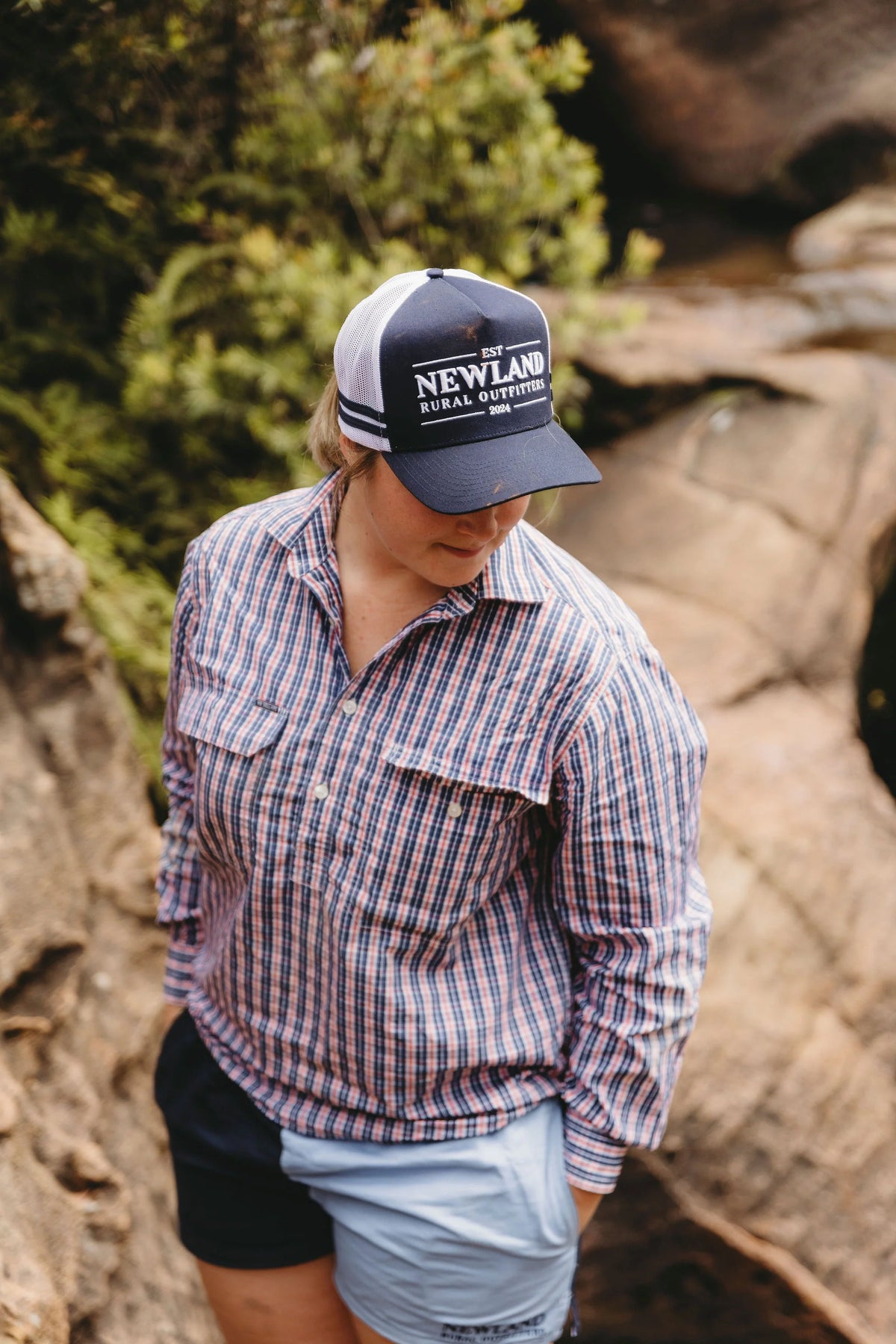 Newland Rural Outfitters Navy Trucker Cap