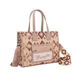 Wrangler Aztec Crossbody Tote Bag