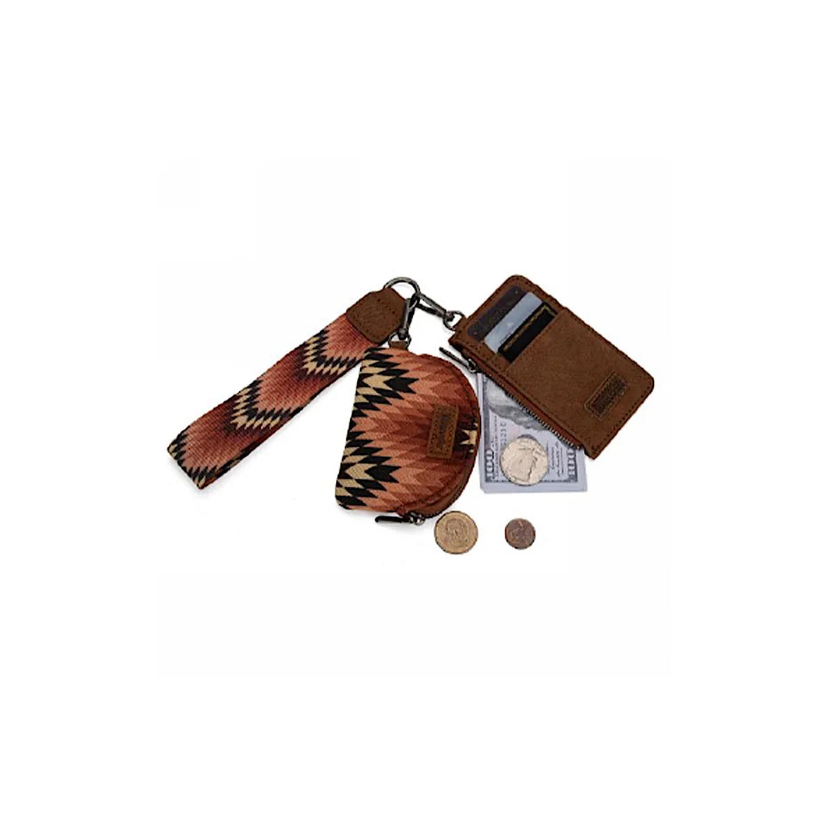 Wrangler Nevada Dual Pouch Wristlet