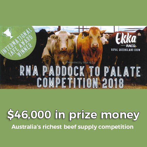 2018 RNA Paddock To Plate Competition