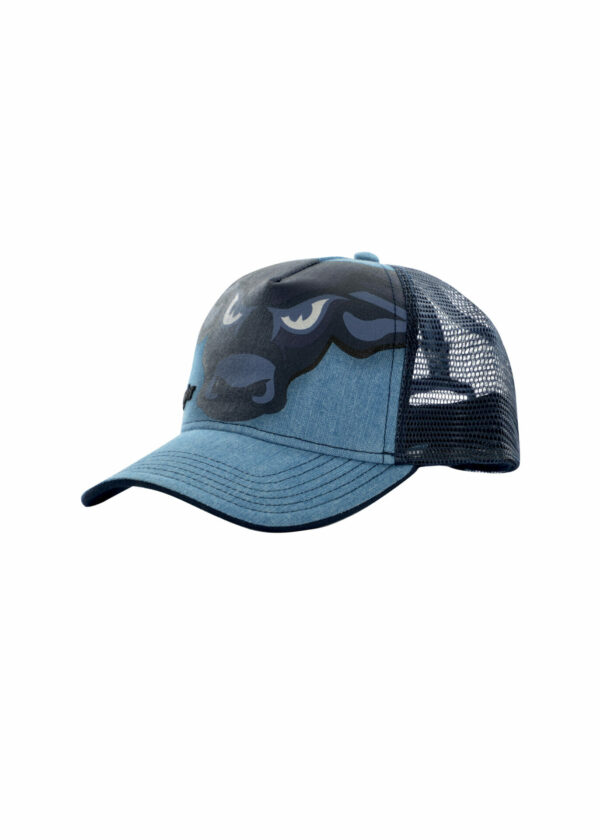 Boys Denim Trucker Cap - Blue