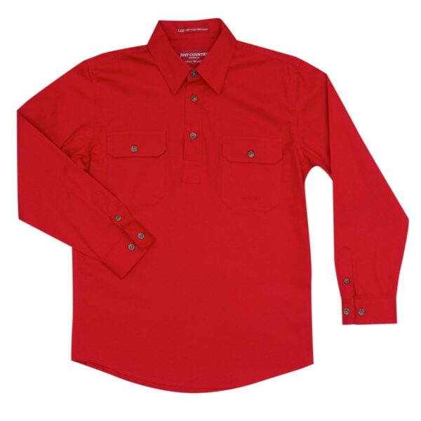 Boys Lachlan Workshirt Chilli 2