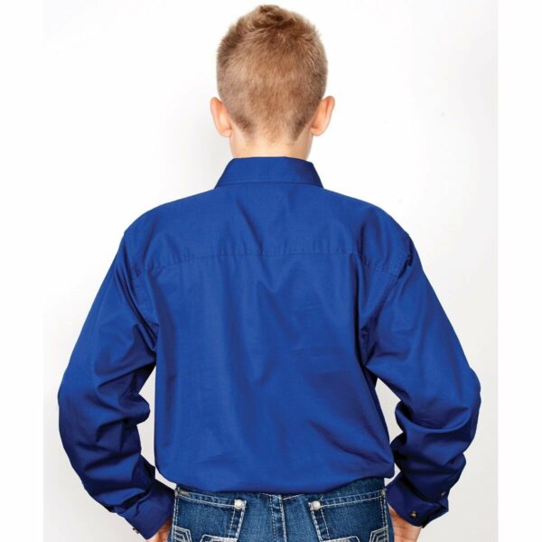 Boys Lachlan Workshirt Cobalt 1